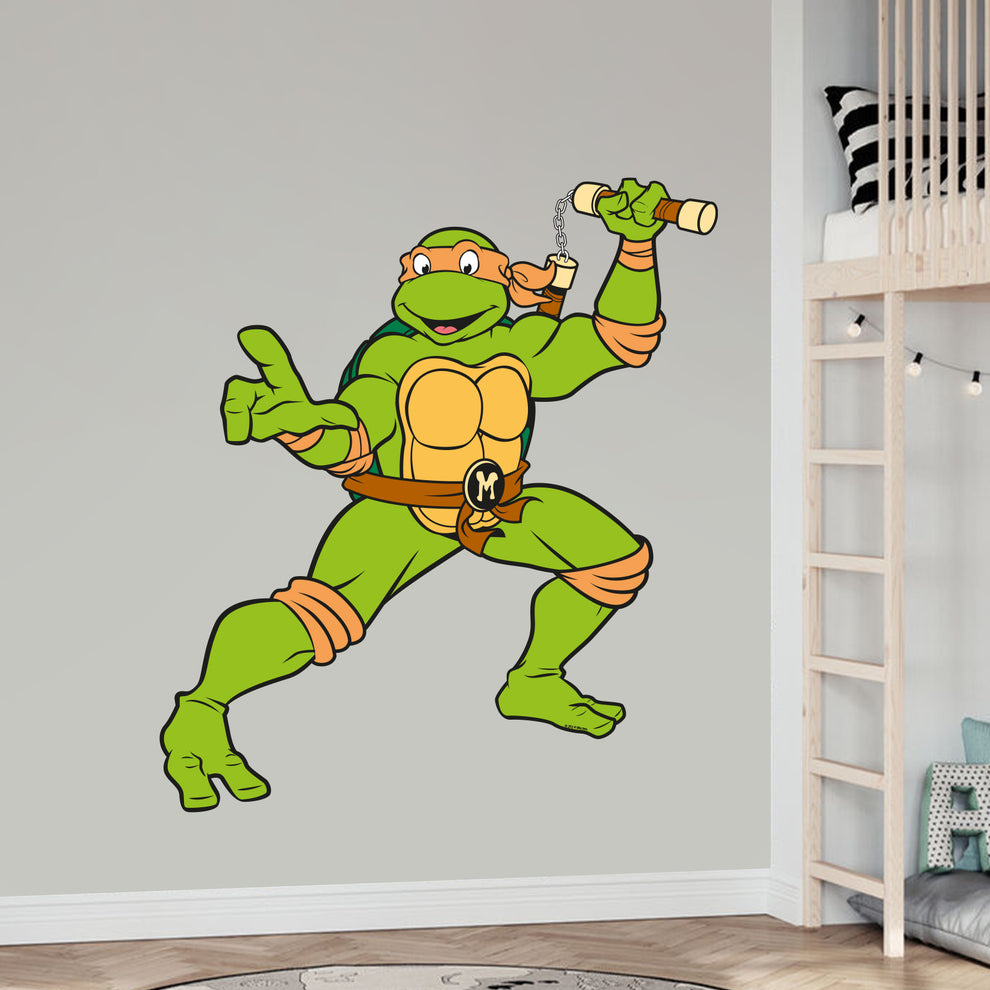 Teenage Mutant Ninja Turtles Wall Sticker - Mikey Character Decal TMNT ...