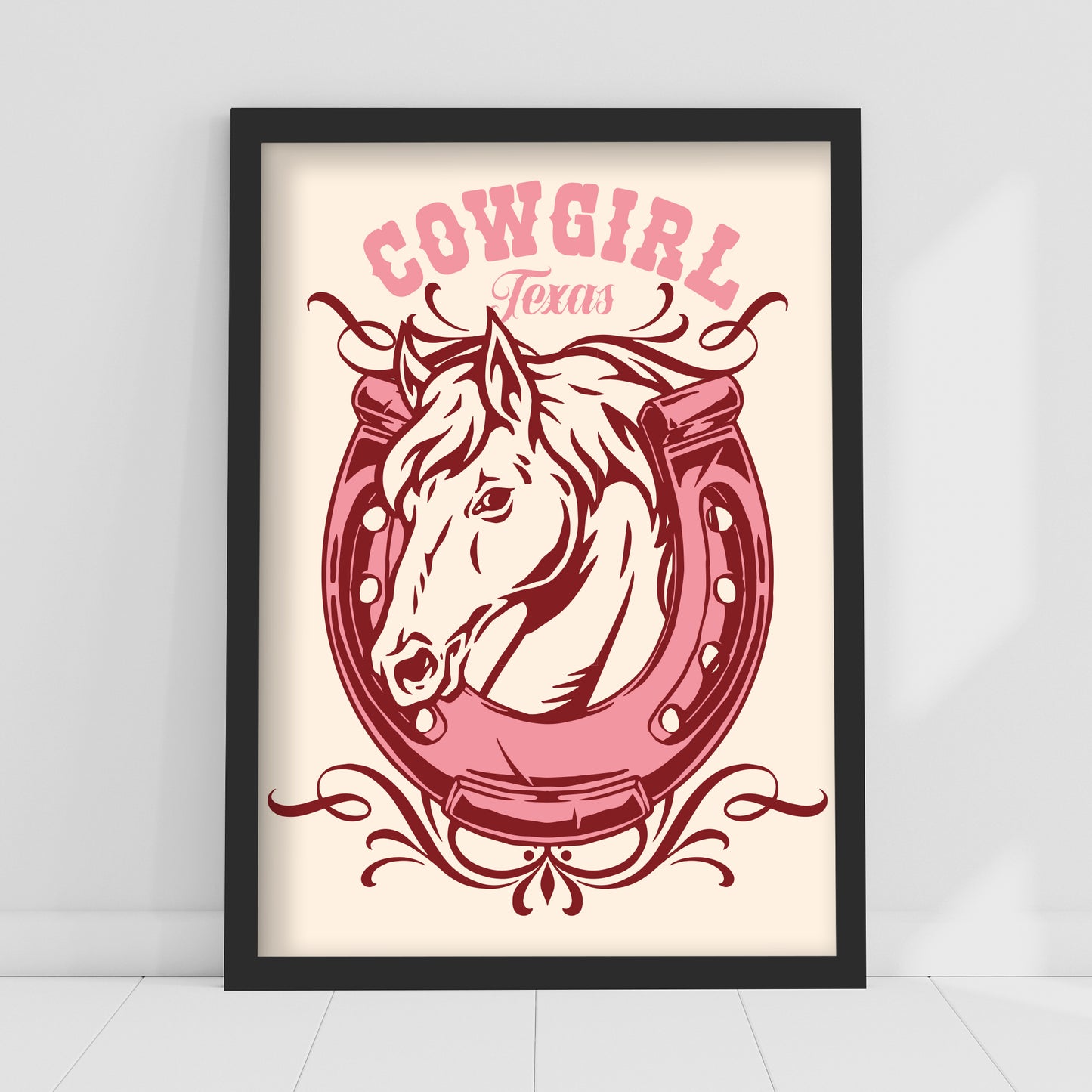 Cowgirl Print - Cowgirl Texas Poster Wall Art