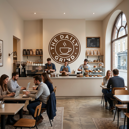 Custom Printed Business Logo Wall Sticker