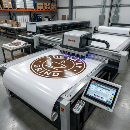 Custom Printed Business Logo Wall Sticker