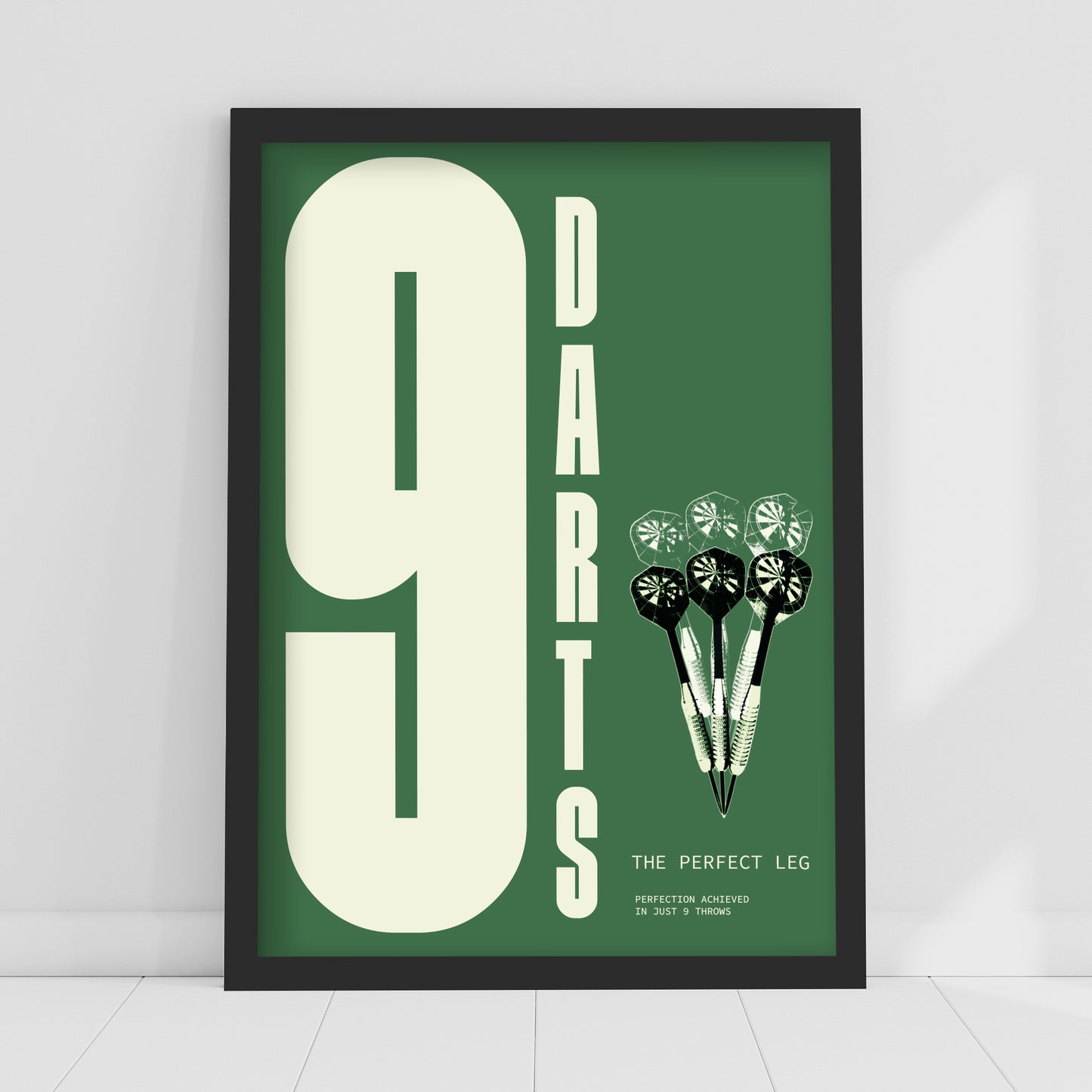 Darts Print - 9 Darts Poster Wall Art