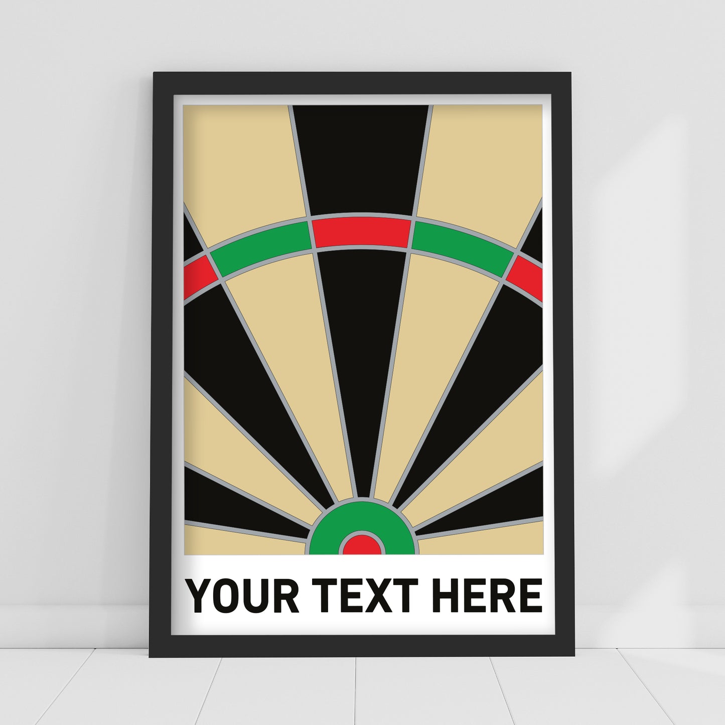 Darts Print - Classic Board Personalised Poster Wall Art
