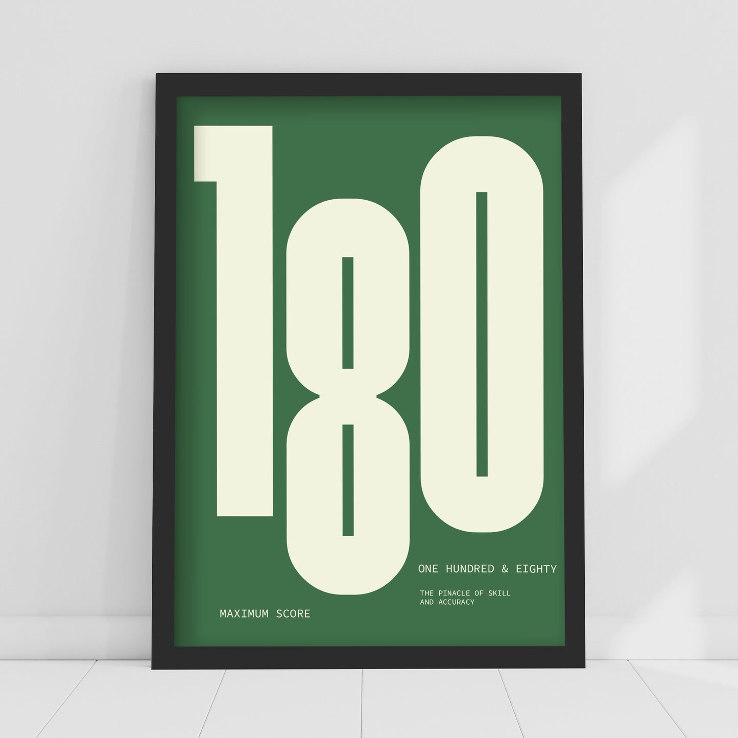 Darts Print - Maximum Score Poster Wall Art