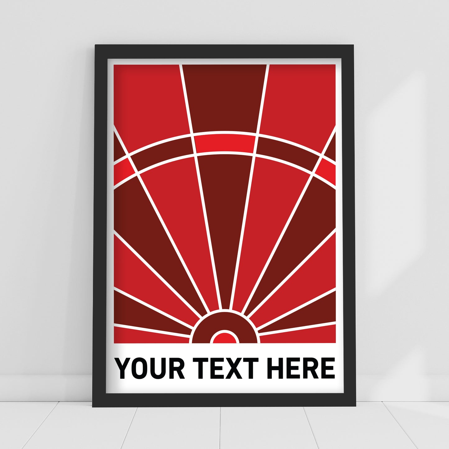 Darts Print - Red Board Personalised Poster Wall Art