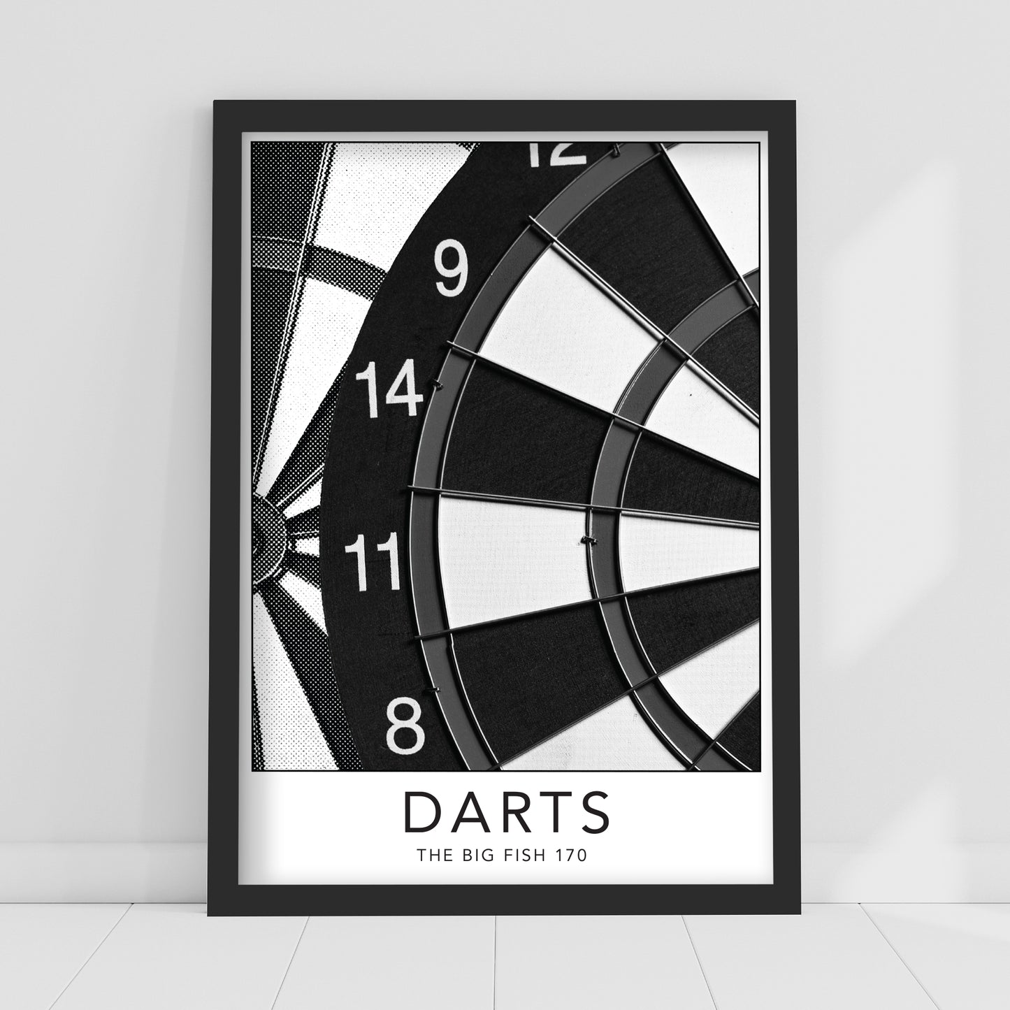 Darts Print - The Big Fish 170 Poster Wall Art