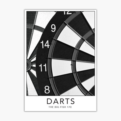 Darts Print - The Big Fish 170 Poster Wall Art