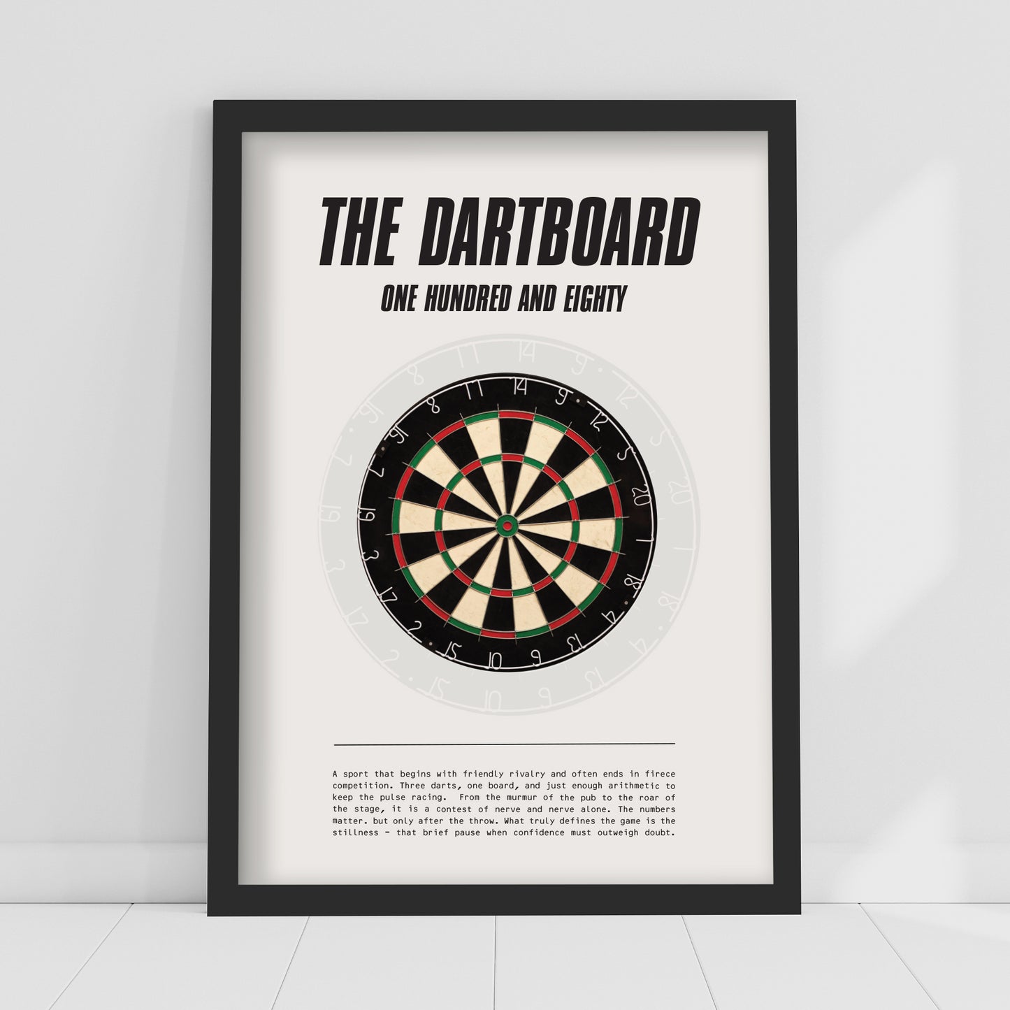 Darts Print - The Dartboard Poster Wall Art