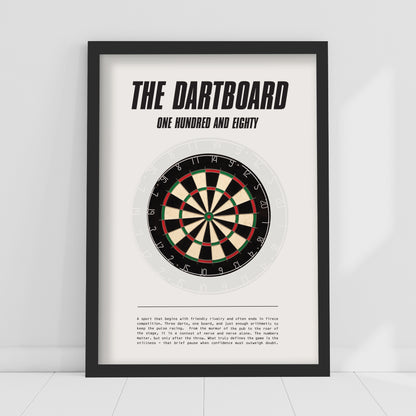 Darts Print - The Dartboard Poster Wall Art