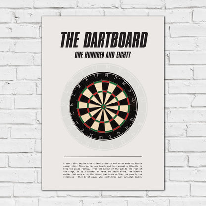 Darts Print - The Dartboard Poster Wall Art