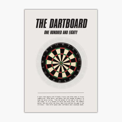 Darts Print - The Dartboard Poster Wall Art