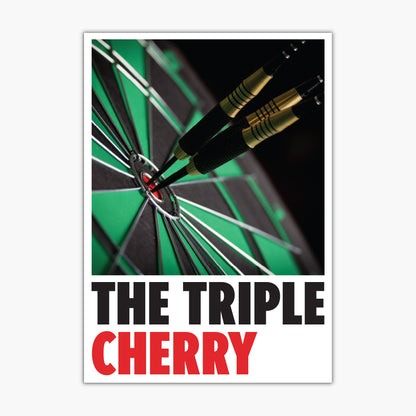 Darts Print - The Triple Cherry Poster Wall Art