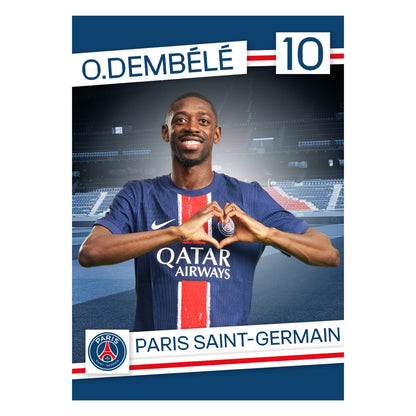 Paris Saint-Germain F.C. Print - Dembele 24-25 PSG Player