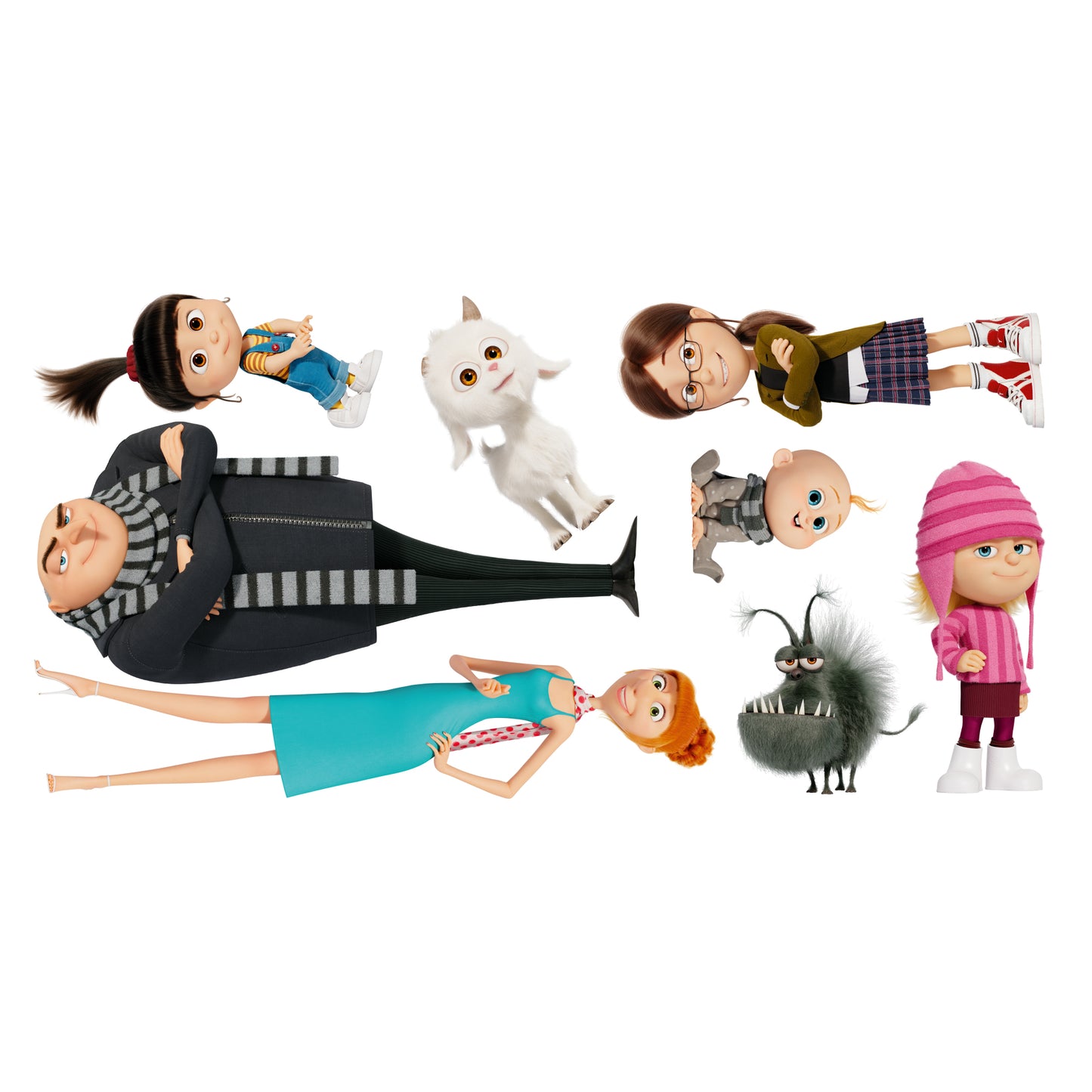 Despicable Me 4 - Family Set Wall Sticker