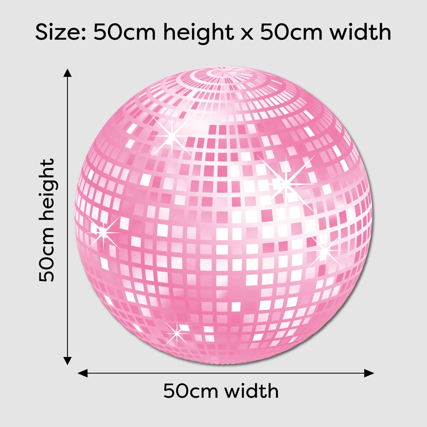 Disco Ball LED Backlit Wallpop