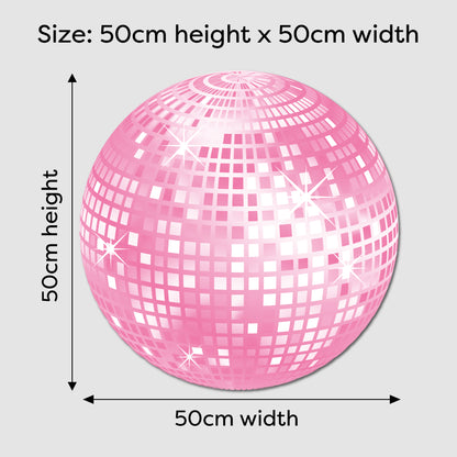 Disco Ball LED Backlit Wallpop