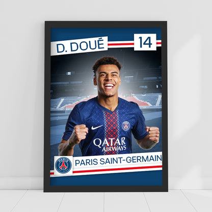 Paris Saint-Germain F.C. Print - Doué 25-26 PSG Player