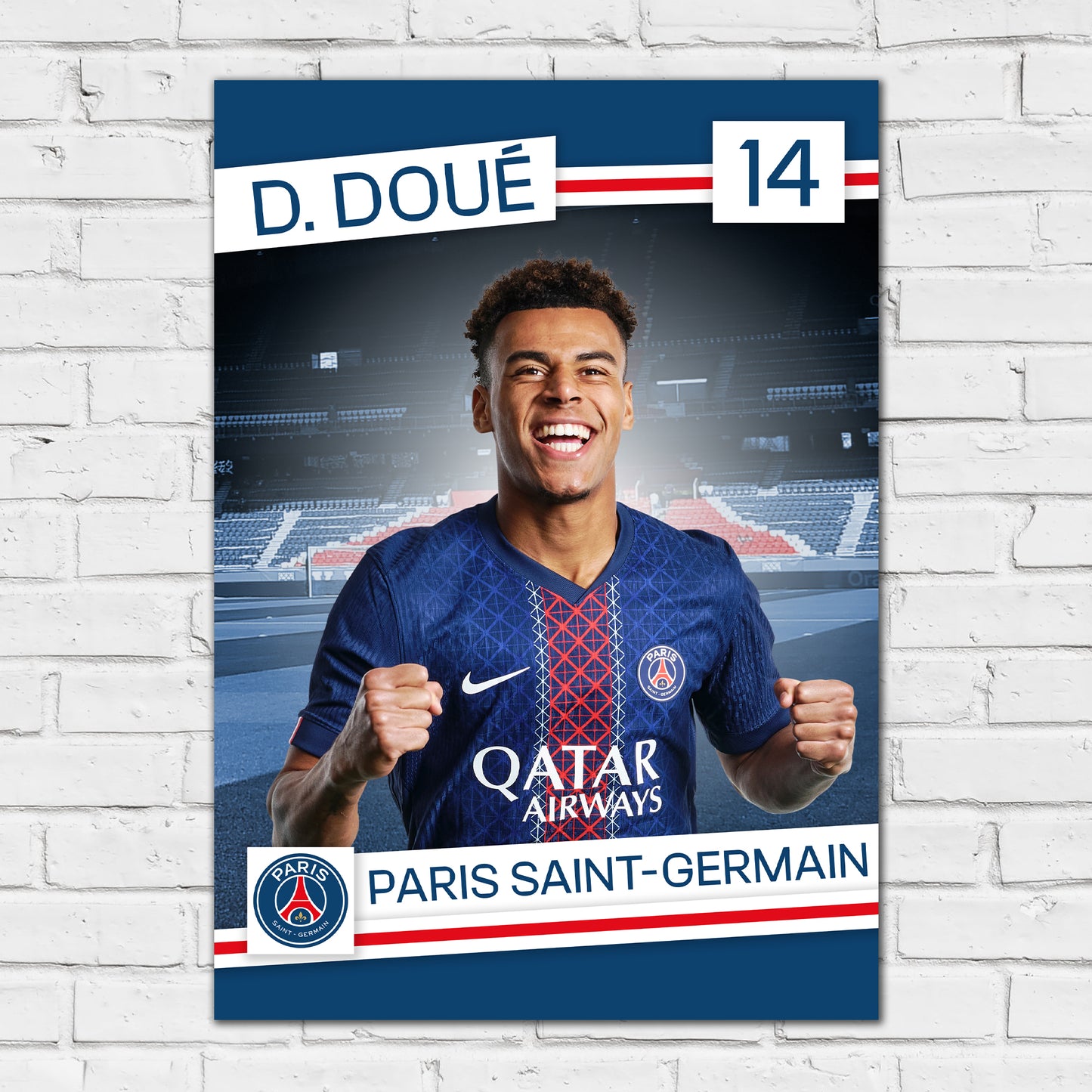 Paris Saint-Germain F.C. Print - Doué 25-26 PSG Player