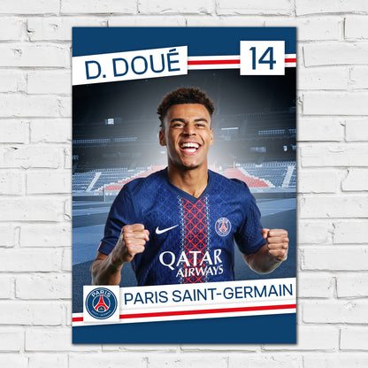 Paris Saint-Germain F.C. Print - Doué 25-26 PSG Player