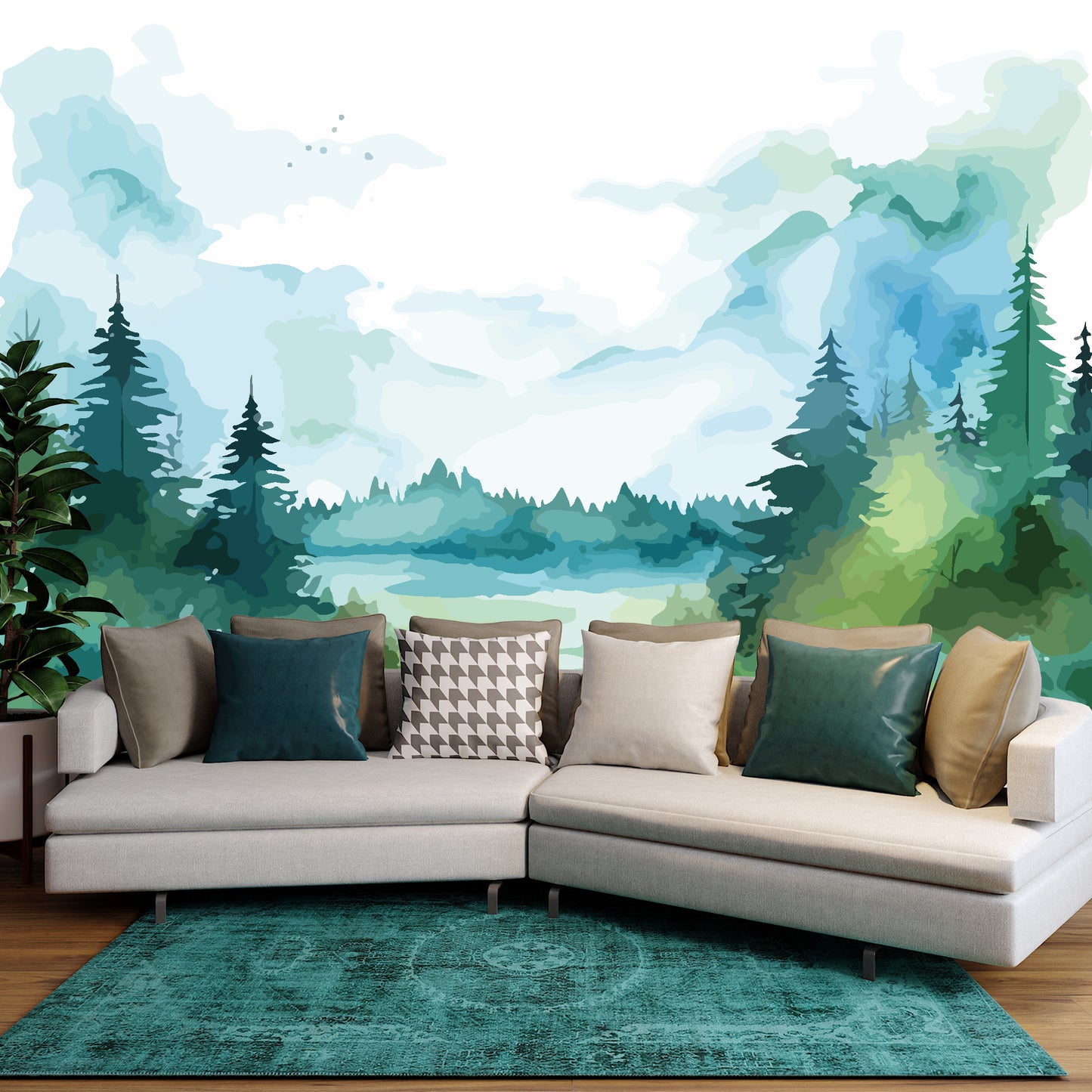 Dreamy Forest Full Wall Mural