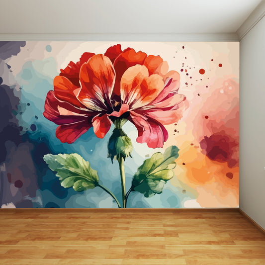 Colourful Carnation Full Wall Mural
