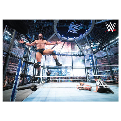 WWE Print - Elimination Chamber Drew McIntyre Win Poster Wall Art
