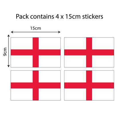 England Flag Car Sticker Pack England Football