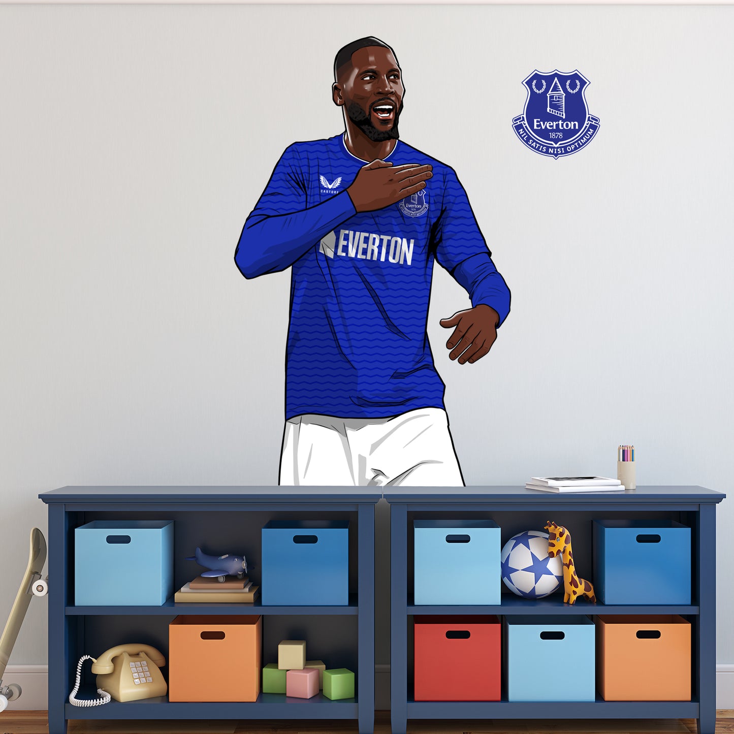 Everton Football Club - Beto 25/26 Illustration Wall Sticker
