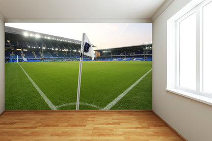 Everton FC - Goodison Park Stadium Full Wall Mural Corner Flag Picture