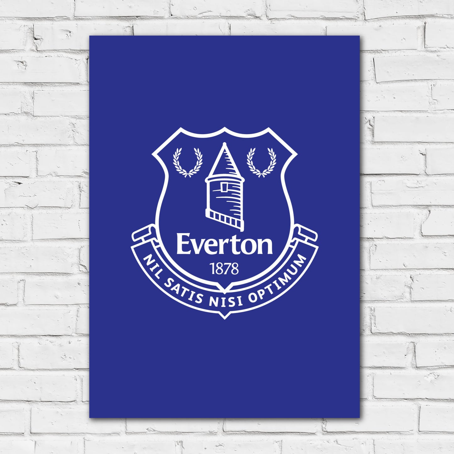 Everton FC Poster - Everton Crest Print Design Wall Art