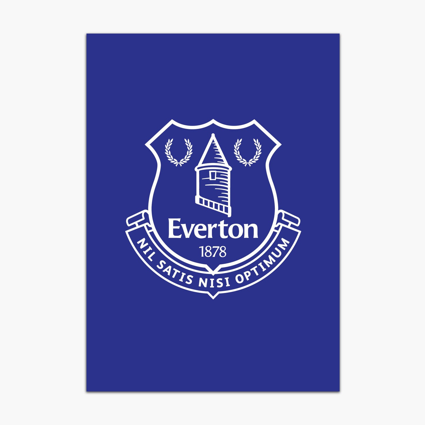 Everton FC Poster - Everton Crest Print Design Wall Art