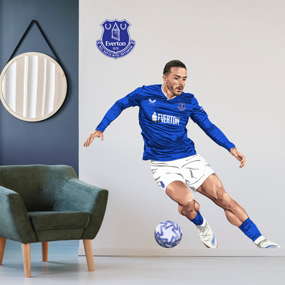 Everton Football Club - Grealish 25/26 Illustration Wall Sticker