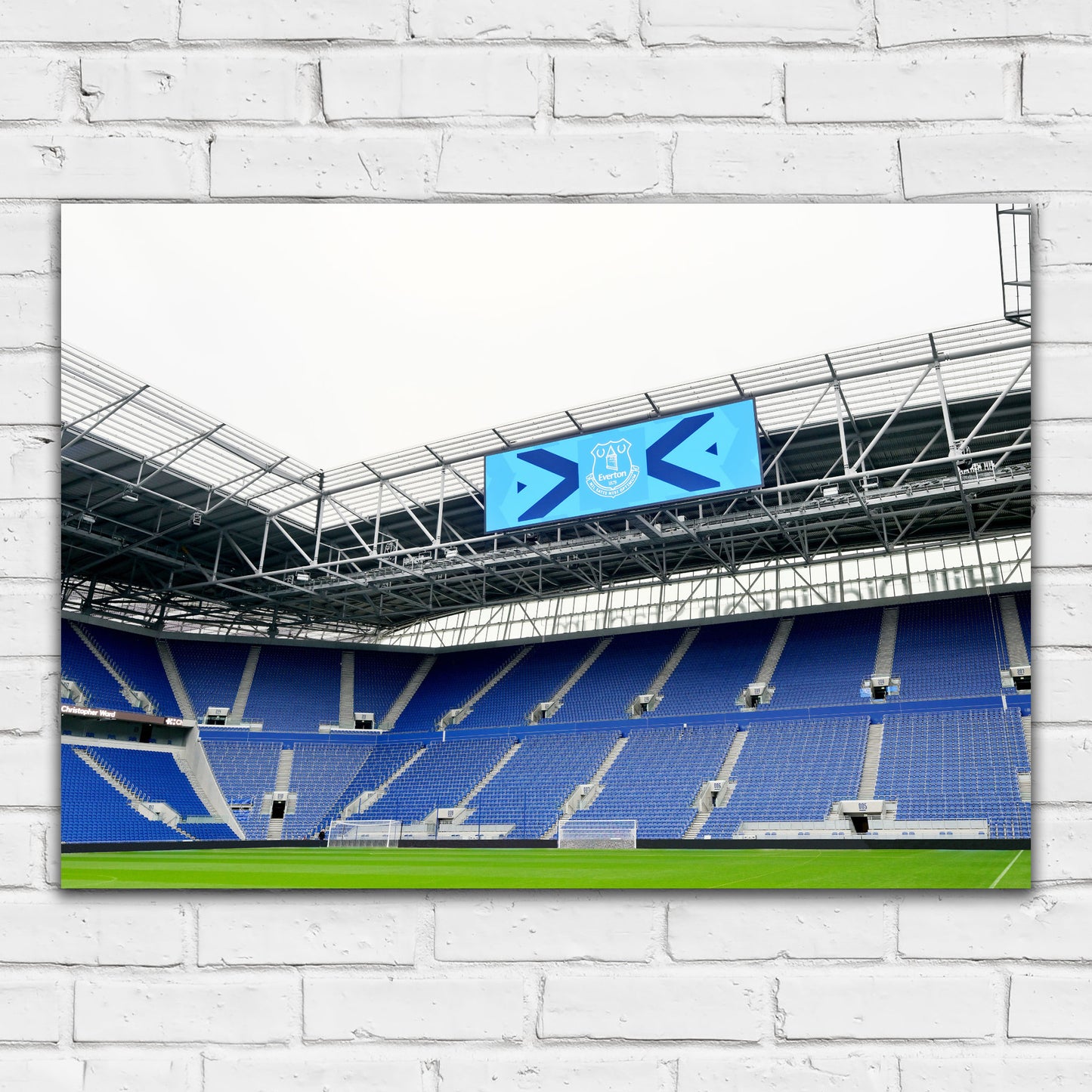 Everton FC Print - Hill Dickinson Inside Stadium Stands Poster