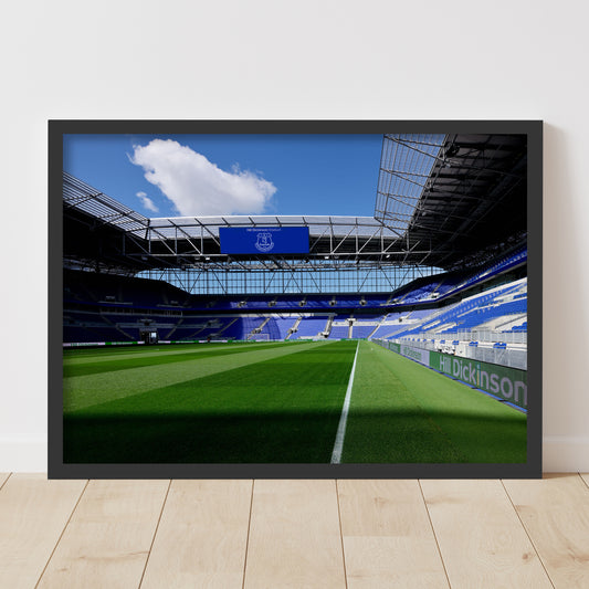 Everton FC Print - Hill Dickinson Inside Stadium Matchday Shadow Poster