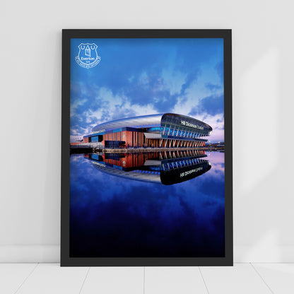 Everton FC Print - Hill Dickinson Stadium Reflection Poster