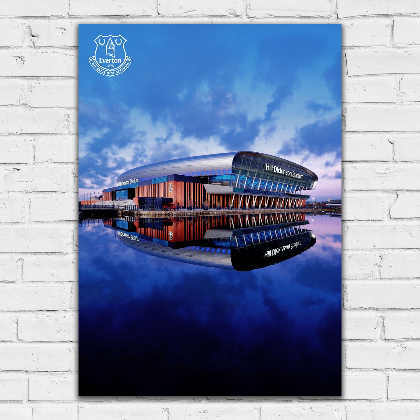Everton FC Print - Hill Dickinson Stadium Reflection Poster