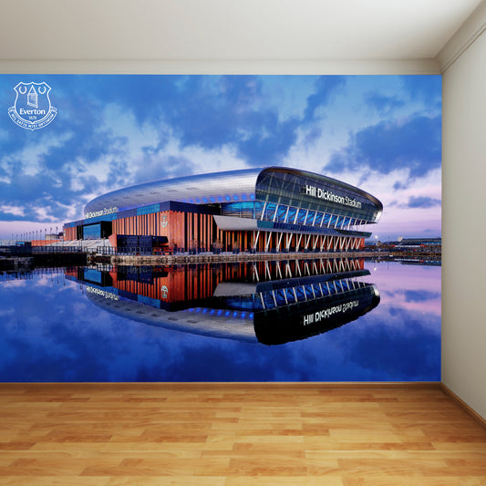 Everton FC - Hill Dickinson Stadium Reflection Full Wall Mural