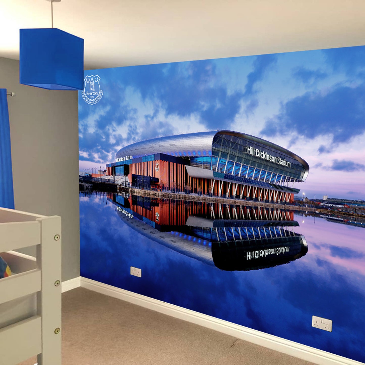 Everton FC - Hill Dickinson Stadium Reflection Full Wall Mural