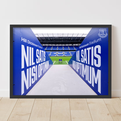 Everton FC Print - Hill Dickinson Stadium Tunnel Poster