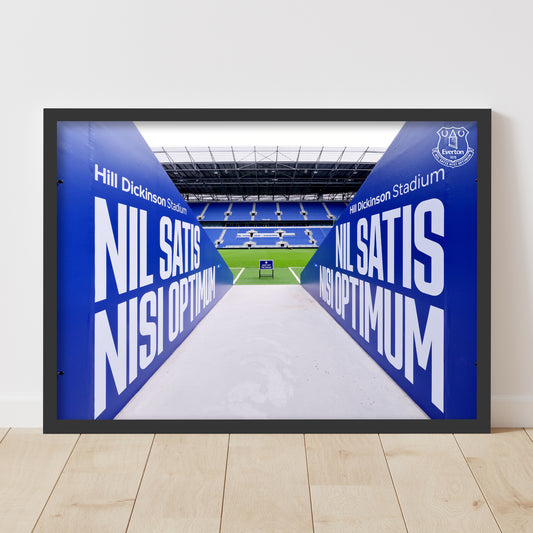 Everton FC Print - Hill Dickinson Stadium Tunnel Poster