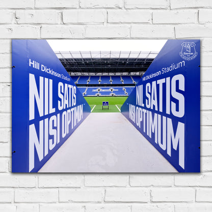 Everton FC Print - Hill Dickinson Stadium Tunnel Poster
