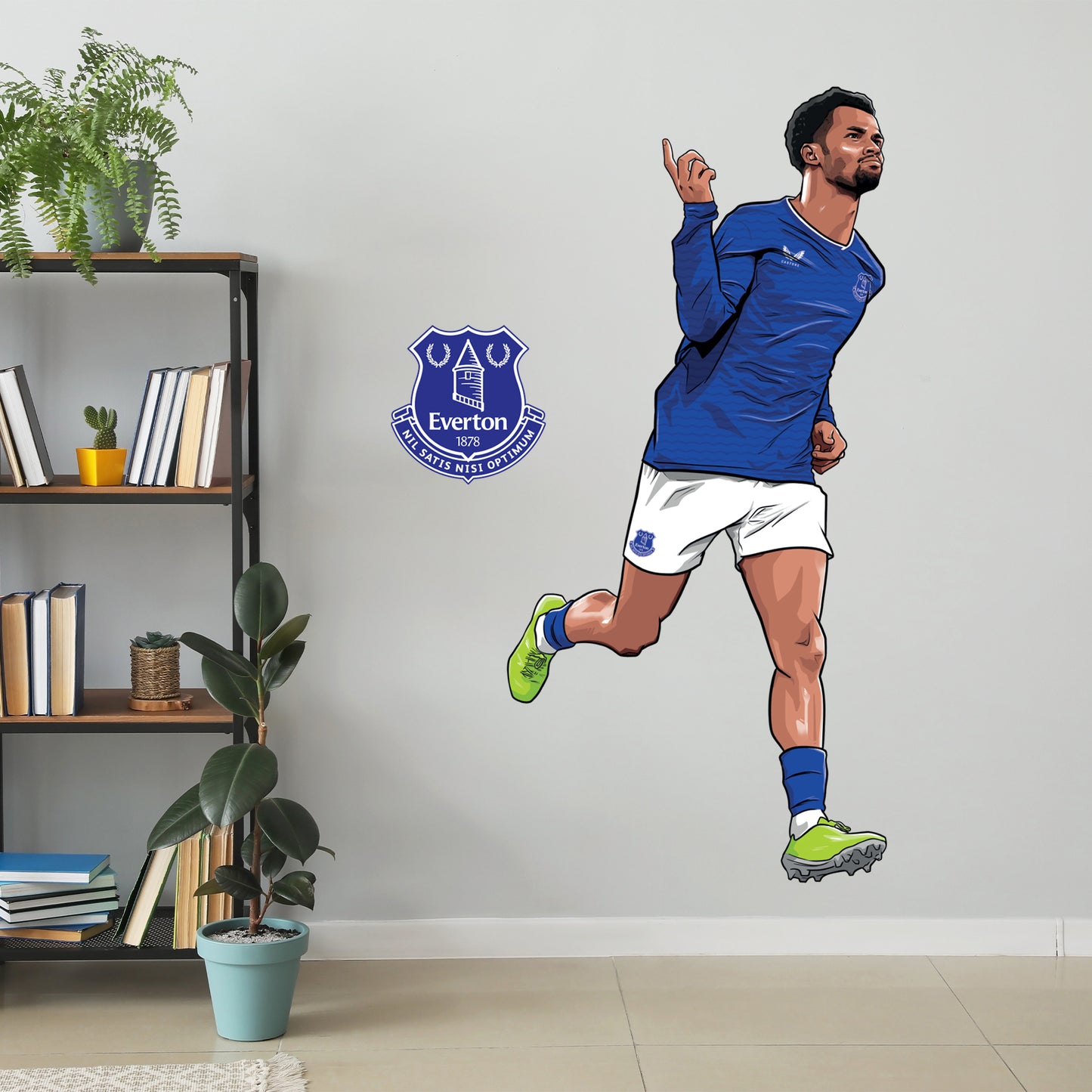 Everton Football Club - Ndiaye 25/26 Illustration Wall Sticker