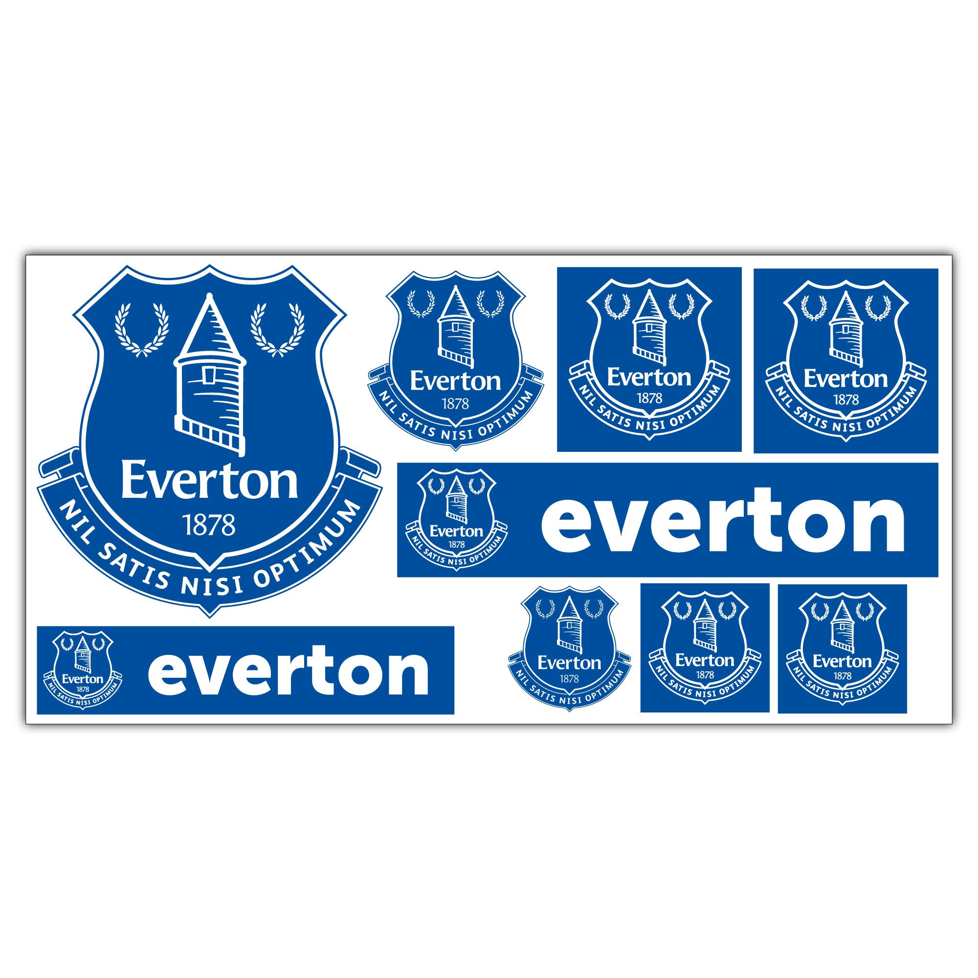 Everon Stickers Everton Football Club Decal Sticker Set – www.themed.co.uk