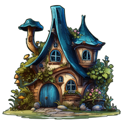 Fairy Wall Sticker - Cottage Decal Wall Art