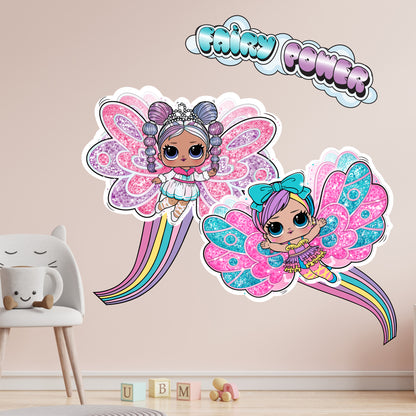 L.O.L Surprise! Wall Sticker - Fairies Fairy Power Wall Art