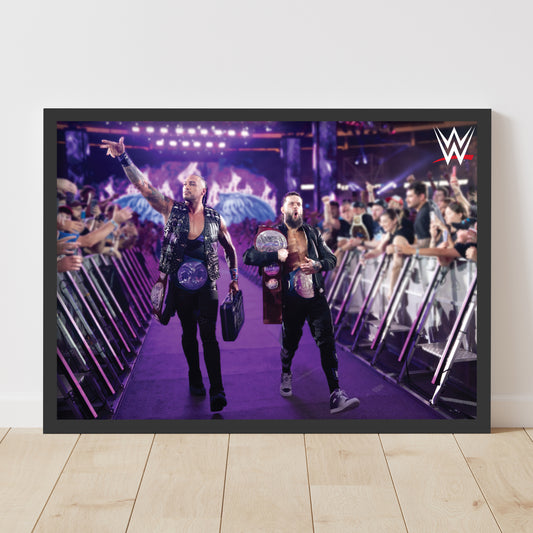 WWE Print - Finn Balor and Damian Priest Tag Team Champions Poster Wall Art