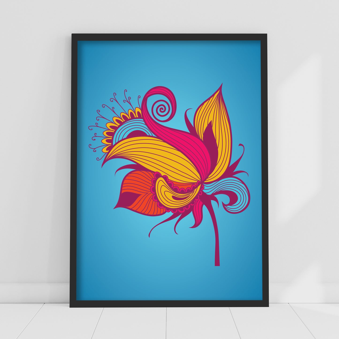 Floral Wall Print - Flower Print Poster Wall Art