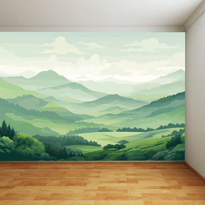 Forest Valley Full Wall Mural