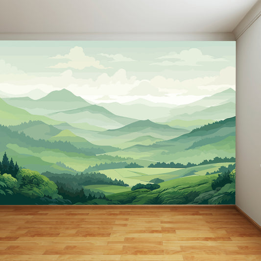 Forest Valley Full Wall Mural