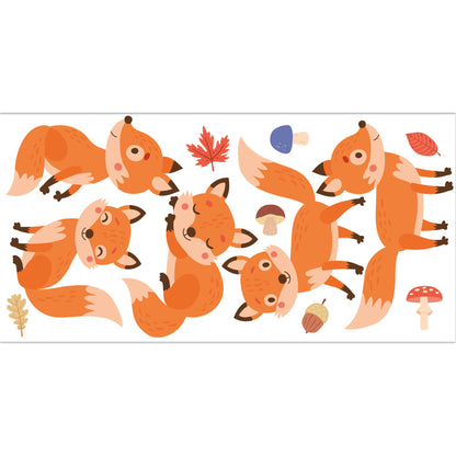 Animal Wall Sticker - Fox Decal Set Wall Sticker