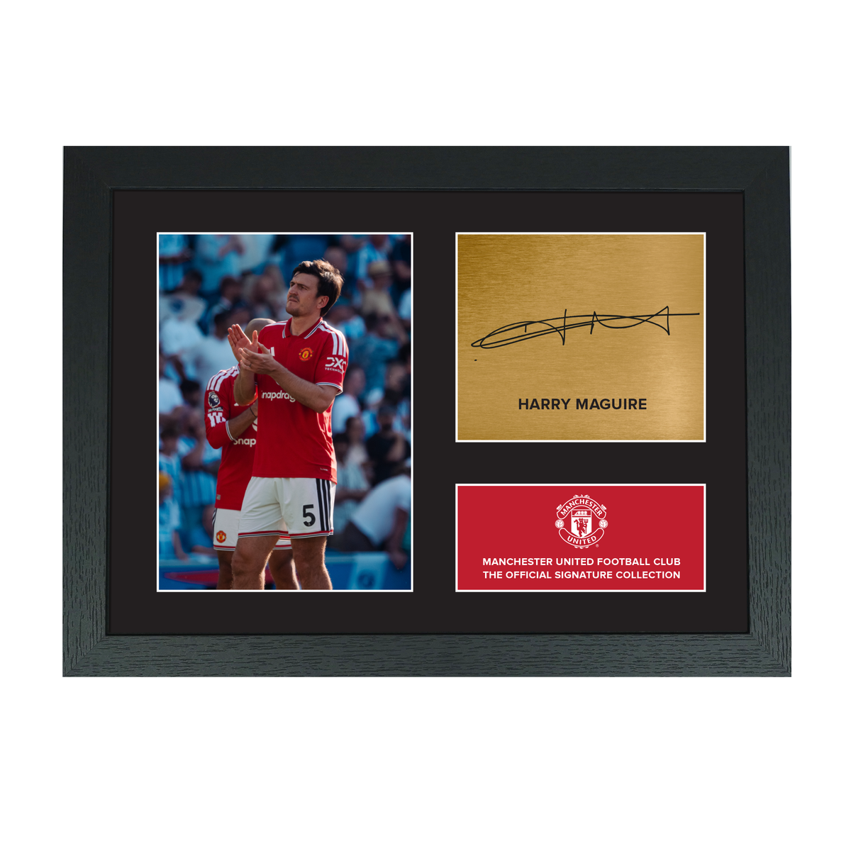 Manchester United Signature Collection Mounted Print – Harry Maguire Replica Signed Photo